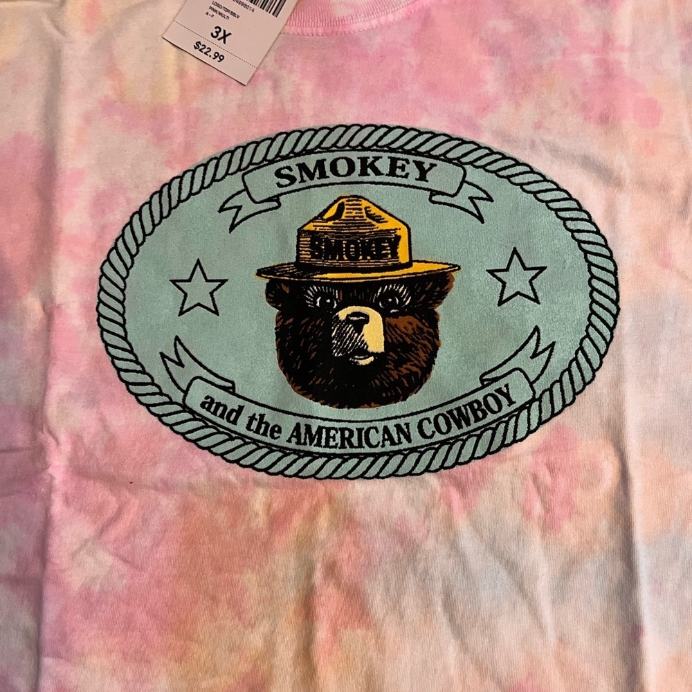 Bear Tie-Dye Short Sleeve Tee - Picture 1 of 2